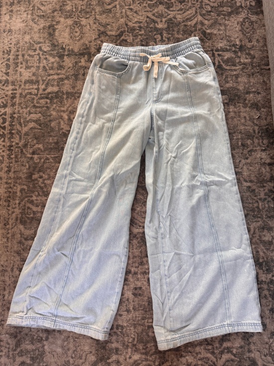 Universal Thread Denim - Universal Thread Light Blue Elastic Waist Denim Jeans
